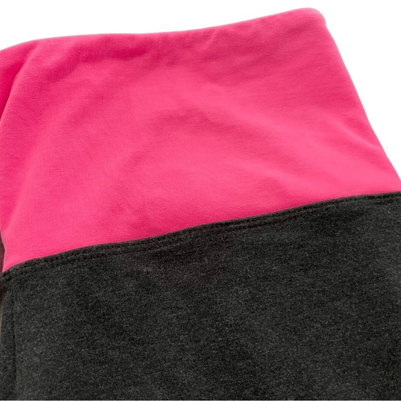 Victoria’s Secret Pink Logo Cotton Foldover Yoga Leggings - Picture 2 of 6